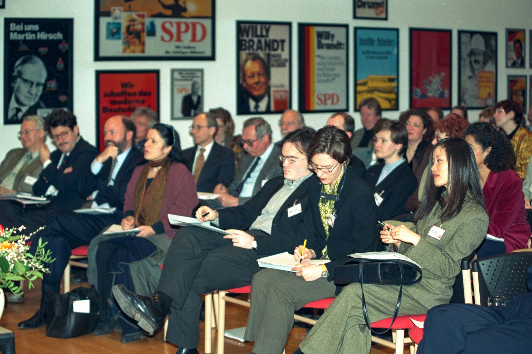 Teilnehmerinnen und Teilnehmer des Forums "Kultur" der SPD-Tagung.