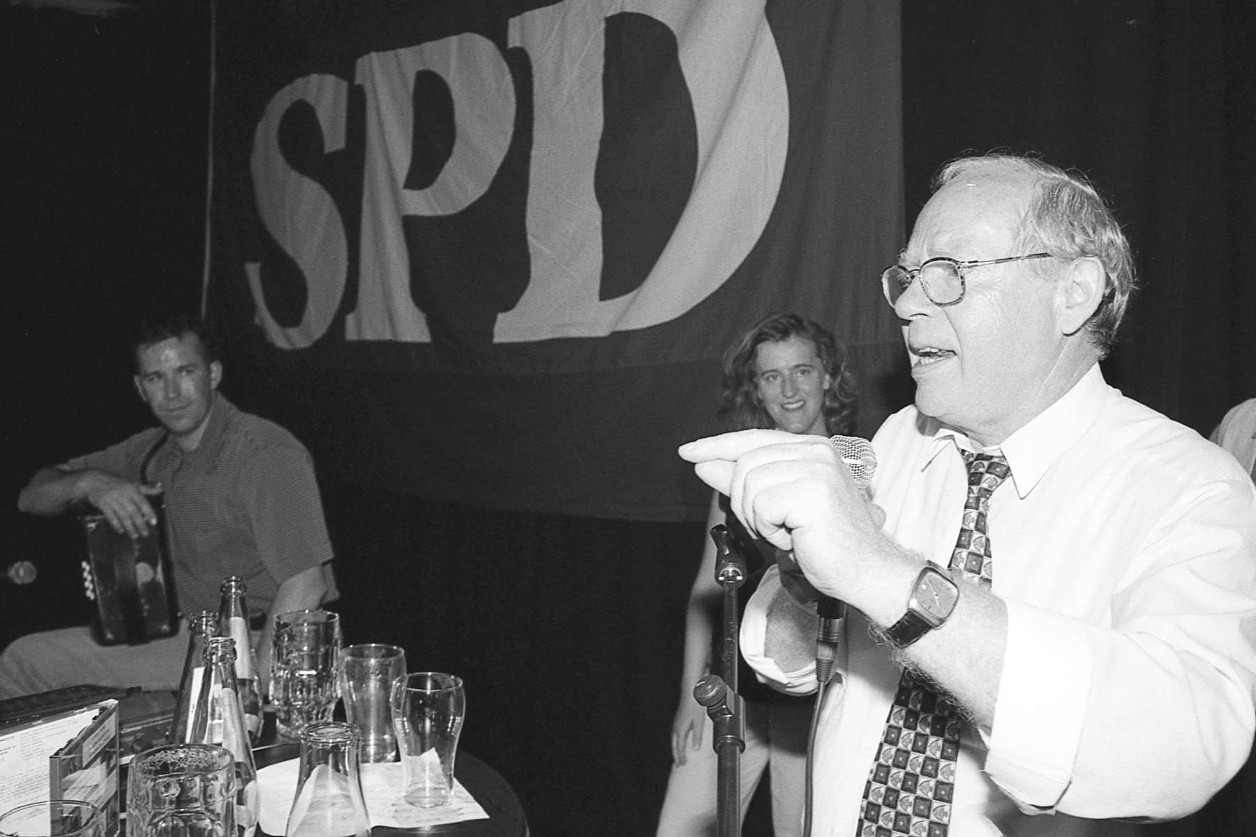 Willi Görlach im Eupropa-Wahlkampf 1999.